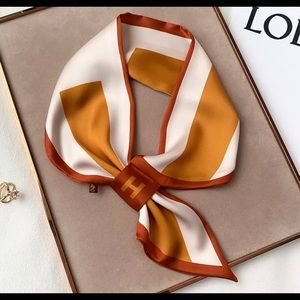 Satin Silk Neck Tie/ Collar Scarf